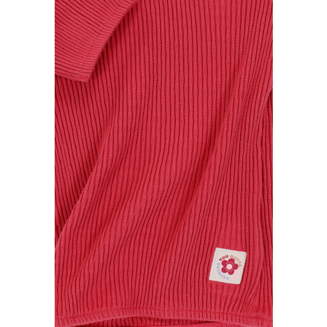Looxs Revolution Zomer top meisjes s/s fancy kraag punch 2501-7418-212 large