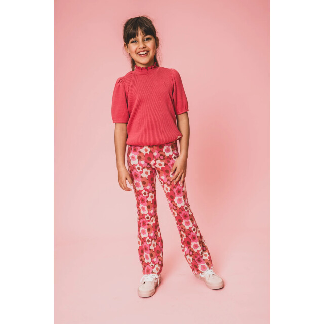 Looxs Revolution Zomer top meisjes s/s fancy kraag punch 2501-7418-212 large