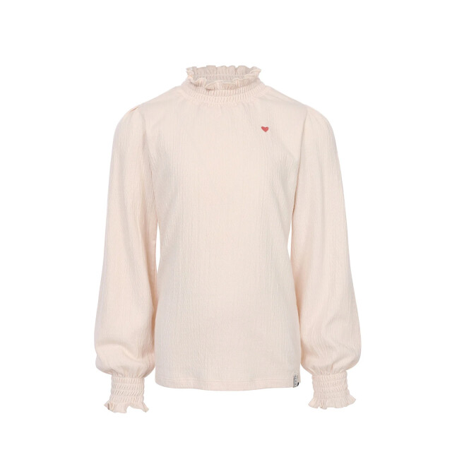 Looxs Revolution Zomer top meisjes jersey fancy crinkle milkshake 2501-7414-017 large