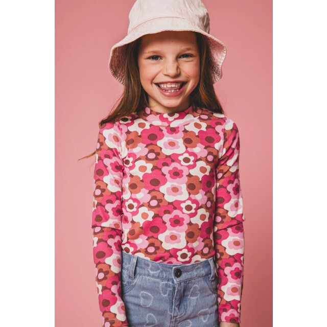 Looxs Revolution Longsleeve flower power voor meisjes in de kleur 2501-7416-987 large