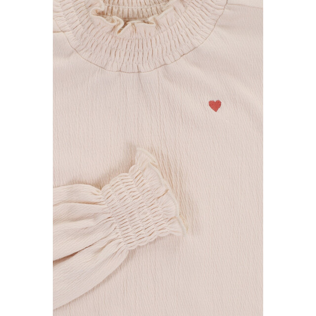 Looxs Revolution Zomer top meisjes jersey fancy crinkle milkshake 2501-7414-017 large