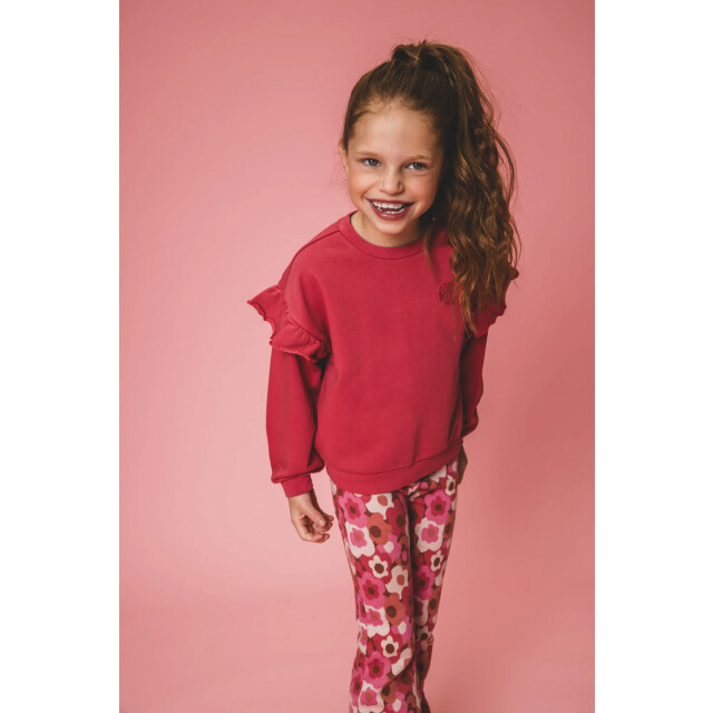 Looxs Revolution Zomer sweater meisjes ruffel punch 2501-7310-212 large
