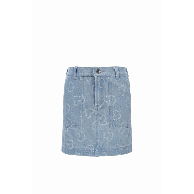 Looxs Revolution Zomer jeans rok meisjes bleach 2501-7704-162 large