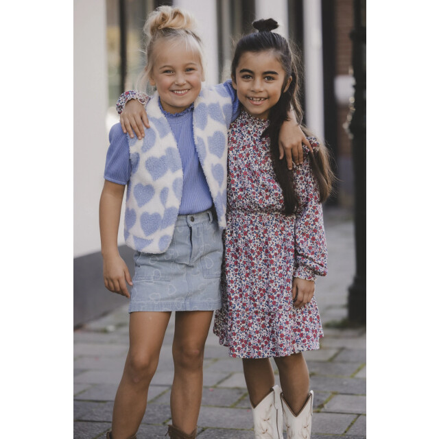 Looxs Revolution Zomer jeans rok meisjes bleach 2501-7704-162 large