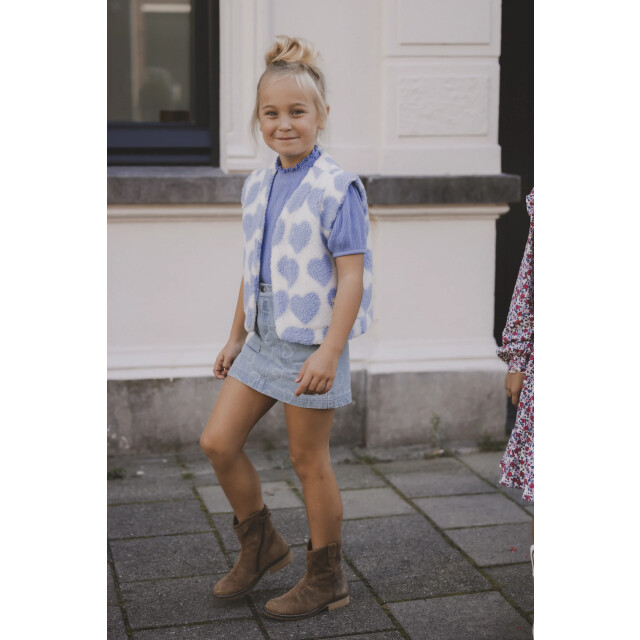 Looxs Revolution Zomer jeans rok meisjes bleach 2501-7704-162 large