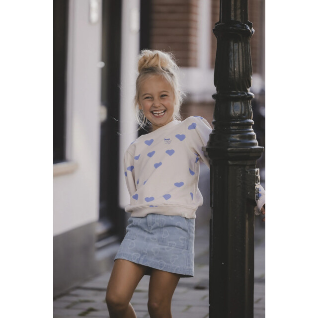 Looxs Revolution Zomer jeans rok meisjes bleach 2501-7704-162 large