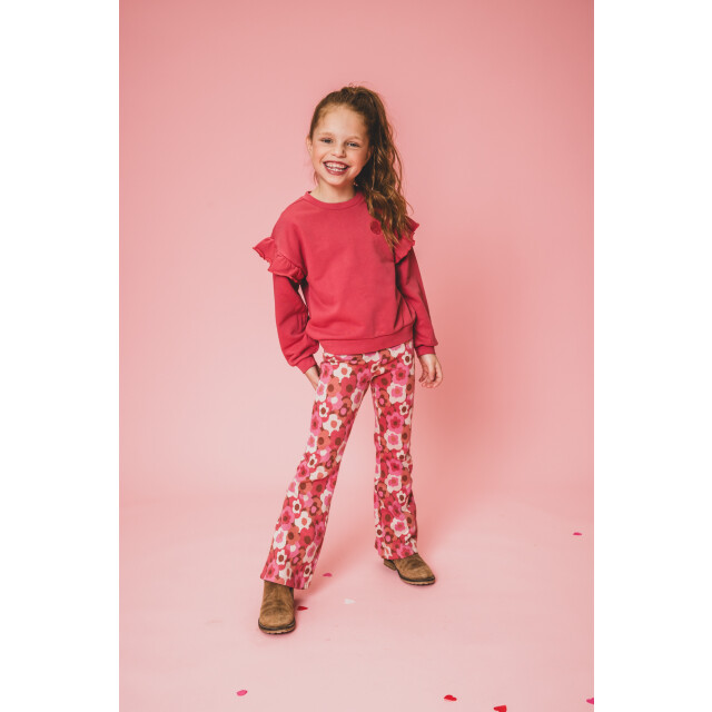 Looxs Revolution Zomer flair broek meisjes jaquard camo 2501-7615-987 large