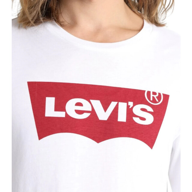 Levi's Longsleeve t-shirt Levi`s Wit Longsleeve T-shirt large