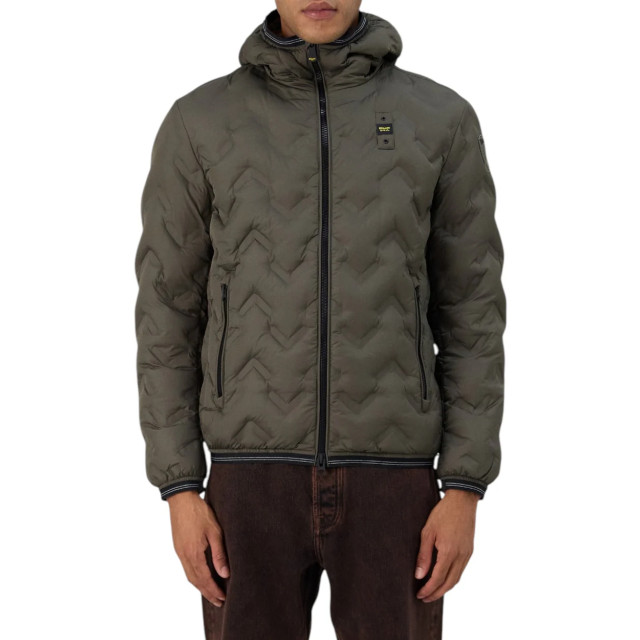 Blauer Jas Blauer PIER - Gewatteerde Olive Groen Jas large