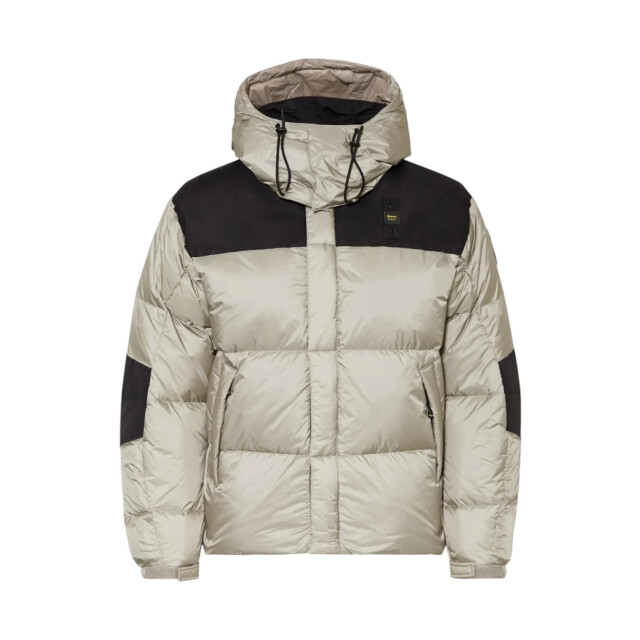 Blauer Jas Blauer Grijs Gewatteerde Jas large
