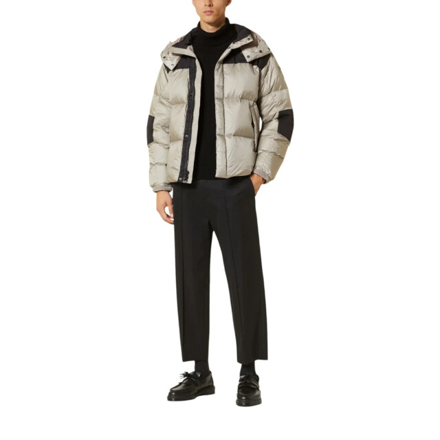 Blauer Jas Blauer Grijs Gewatteerde Jas large
