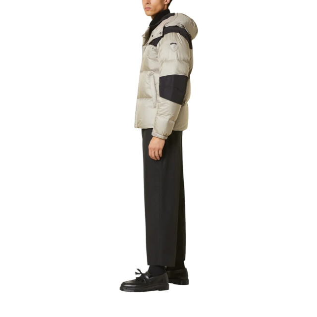 Blauer Jas Blauer Grijs Gewatteerde Jas large