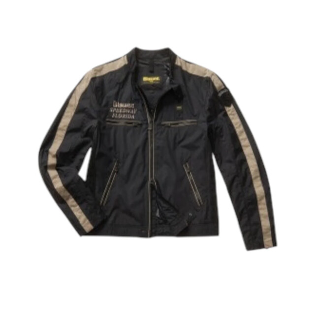 Blauer Jack heren Blauer Zwart Biker Florida Jacob Jas large