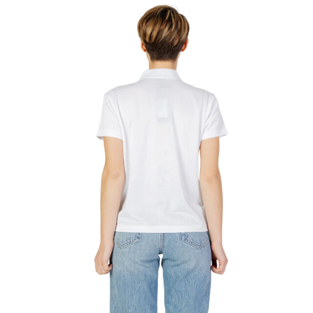 Blauer T-shirt dames Blauer Wit T-shirt Dames large