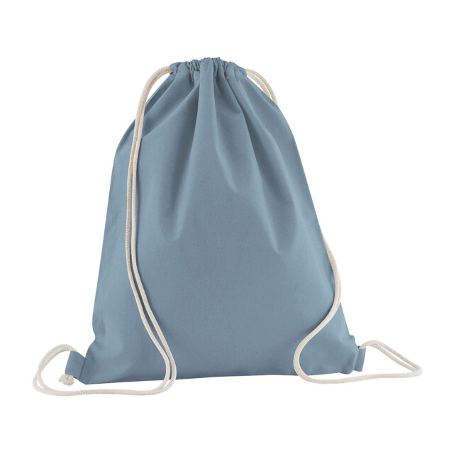 Westford Mill Trekkoordtas van biologisch katoen 12l UTFK2643_dustyblue large