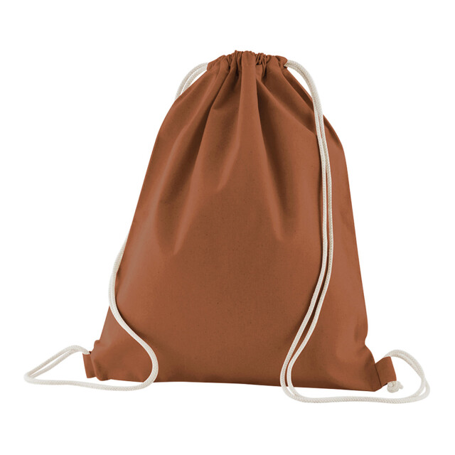 Westford Mill Trekkoordtas van biologisch katoen 12l UTFK2643_terracotta large