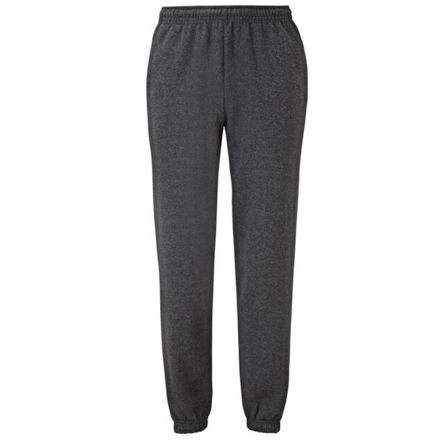 Fruit of the Loom Heren klassiek elastisch manchet joggingbroek UTFK2580_darkheathergrey large