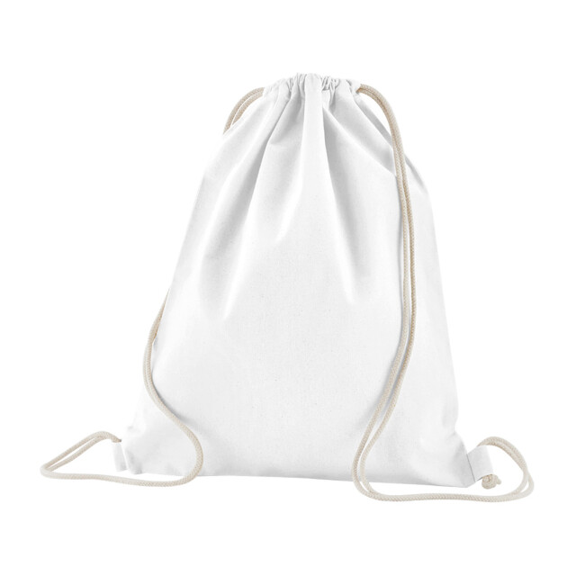 Westford Mill Trekkoordtas van biologisch katoen 12l UTFK2643_white large