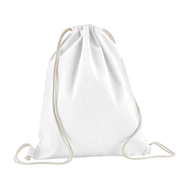 Westford Mill Trekkoordtas van biologisch katoen 12l UTFK2643_white large