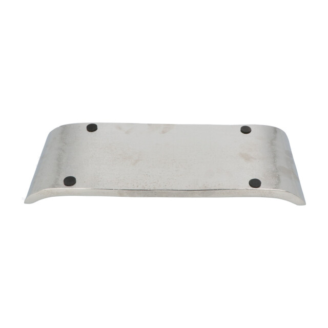 4goodz Set 2 metalen zilveren decoratieve dienbladen 18x45/26x57 cm 3048876 large