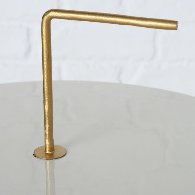 Boltze Tobo bijzettafel set van 2 stuks met metaal poten goud 3048889 large