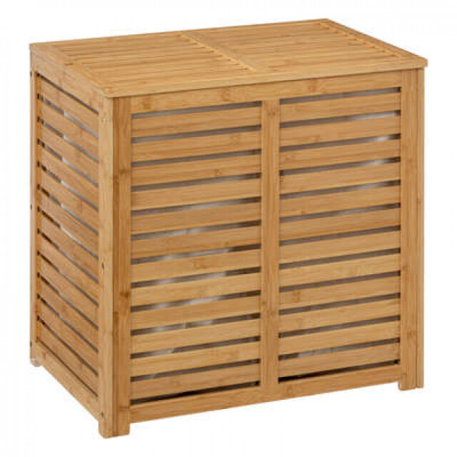 5Five ® sicela bamboe wasmand met 2 vakken 110 liter - 3047678 large