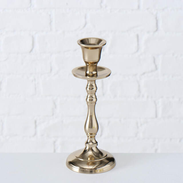 Boltze Kandelaar vicco set 3 dlg. alu rond 15-23cm hoog champagne 3057342 large