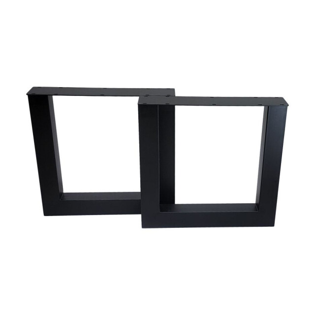 HSM Collection -tafelpoot model u s/2-75x15x72 ( 100x100 mm )--metaal 2922907 large