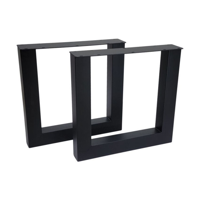 HSM Collection -tafelpoot model u s/2-75x15x72 ( 100x100 mm )--metaal 2922907 large