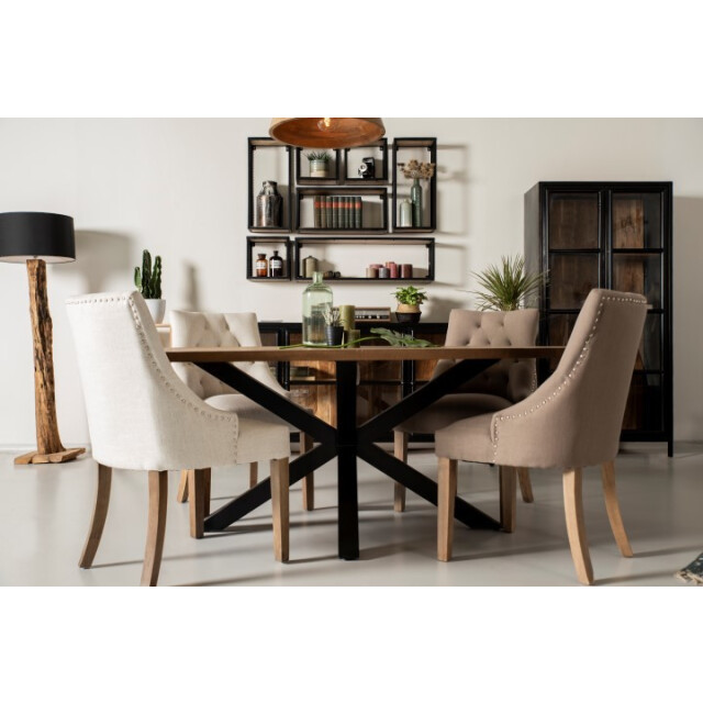 HSM Collection -ovaal tafelblad oakland-220x110x3,5--mango 2922676 large