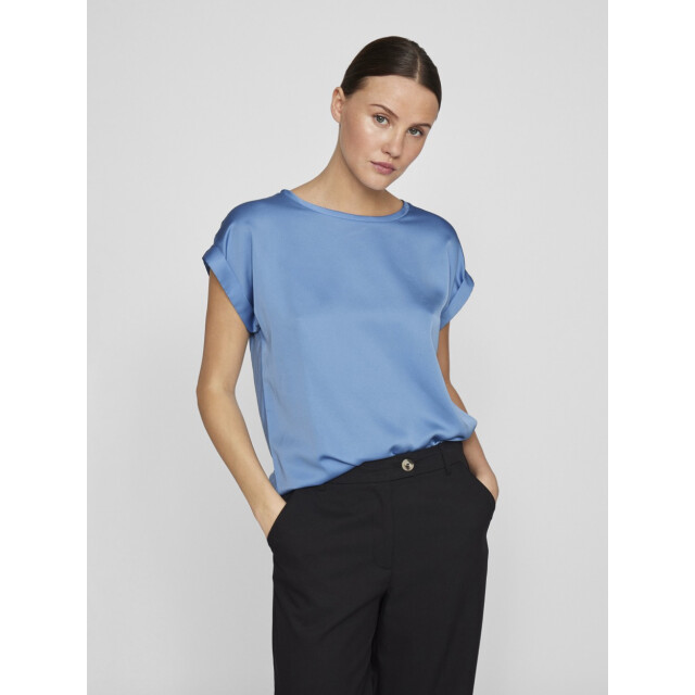 Vila Viellette ss satin top noos licht 4339.31.0022 large