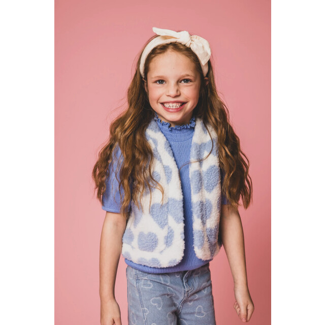 Looxs Revolution Zomer gilet meisjes teddy milkshake 2501-7005-017 large