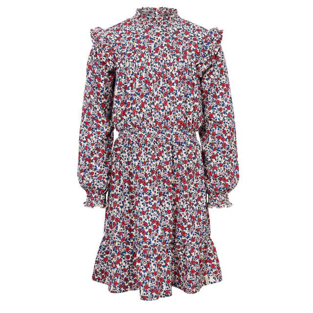 Looxs Revolution Zomer jurk meisjes jersy crinkle aop bloemen multi 2501-7807-880 large