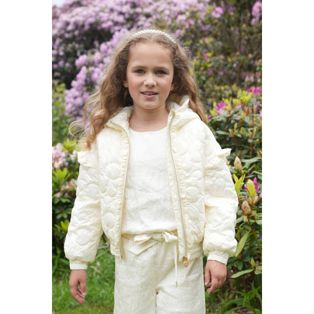 Le Chic Zomer zomerjas meisjes wit gewatteerd blimsy C411-5206-008 large