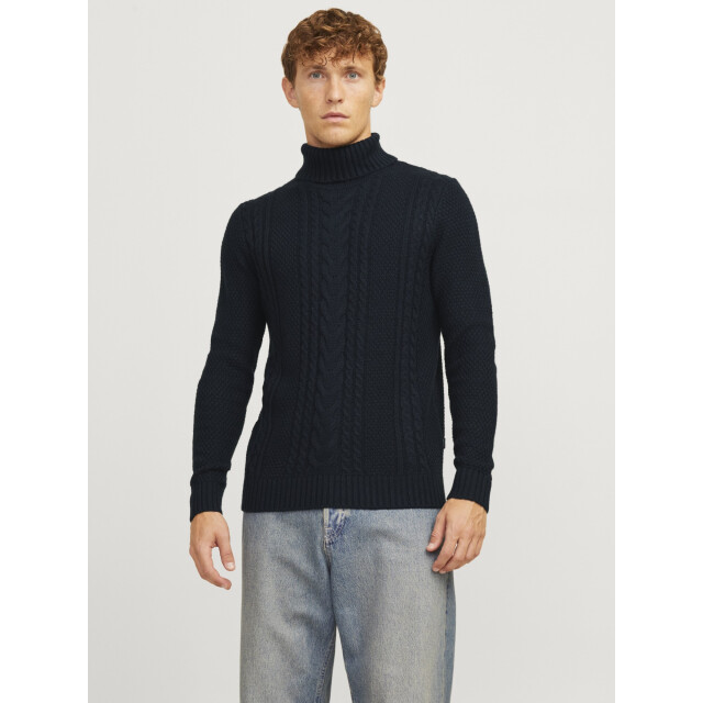 Jack & Jones Craig knit roll neck 12258483-SKY-M large