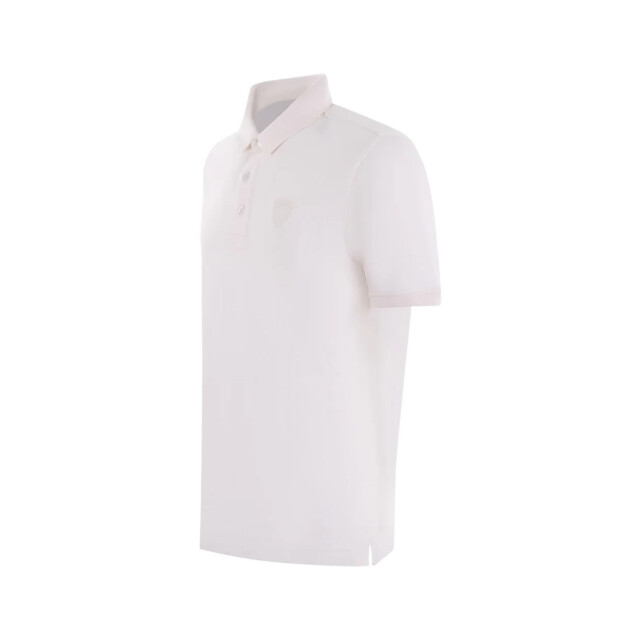 Blauer Polo top heren Blauer Wit Polo Met Wit Logo large