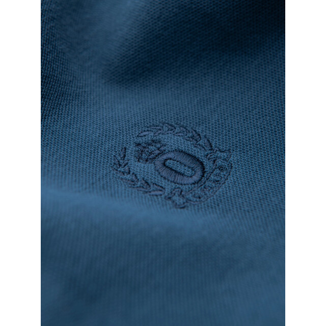 Ombre Poloshirt heren korte mouw donker OM-POSB-0100-DB large