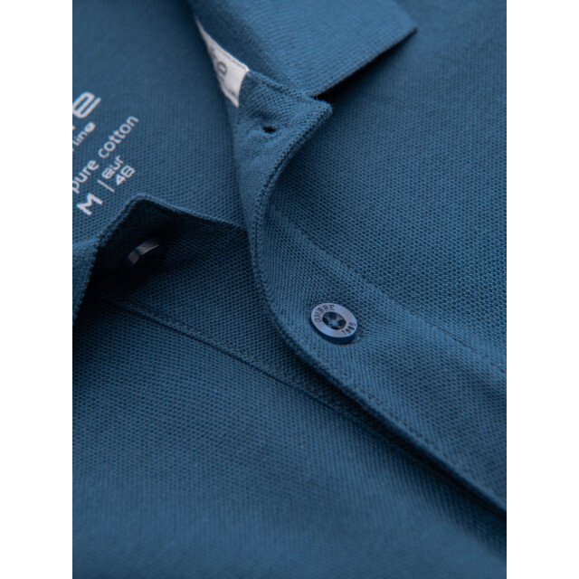 Ombre Poloshirt heren korte mouw donker OM-POSB-0100-DB large
