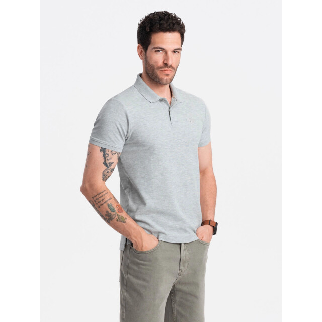 Ombre Poloshirt heren korte mouw licht 0100lg OM-POSB-0100-LG large