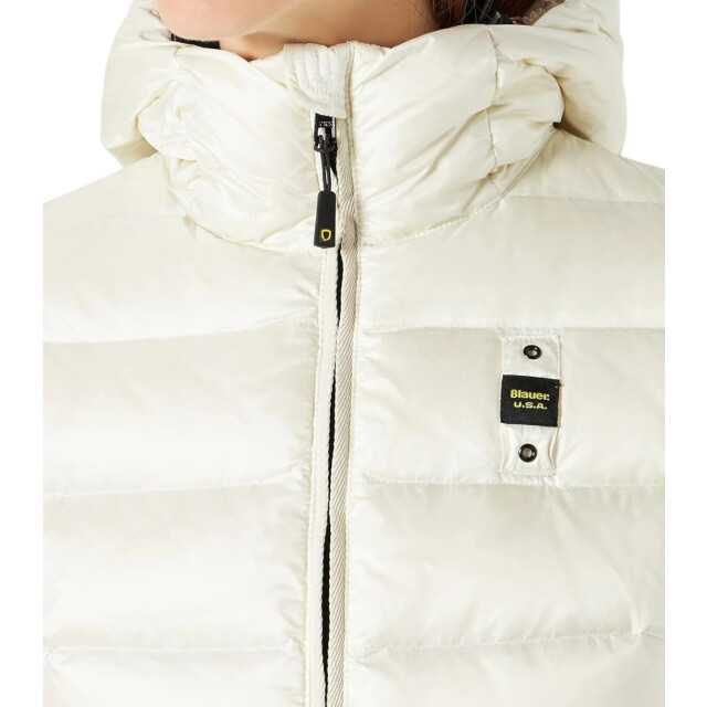 Blauer Windjack dames Blauer Wit Gewatteerde Jas large