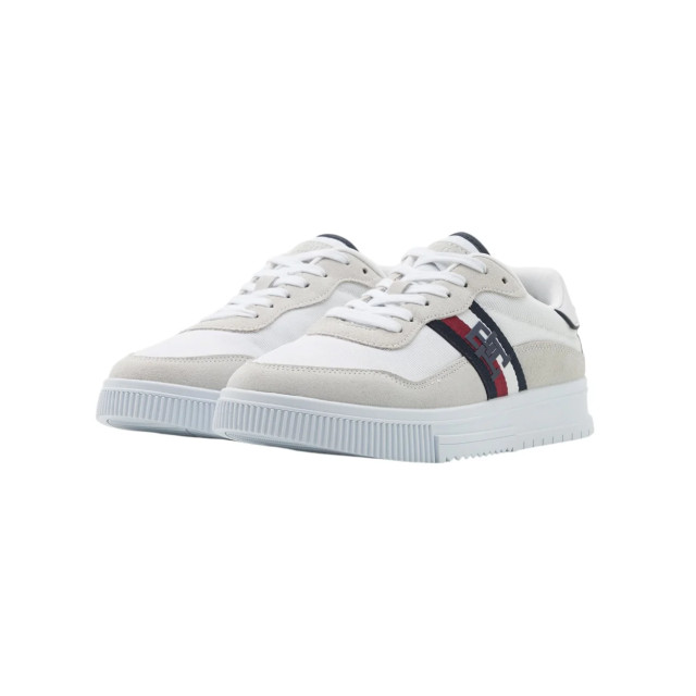 Tommy Hilfiger Te polyester sneaker Tommy Hilfiger Supercup Mix Witte Sneaker large