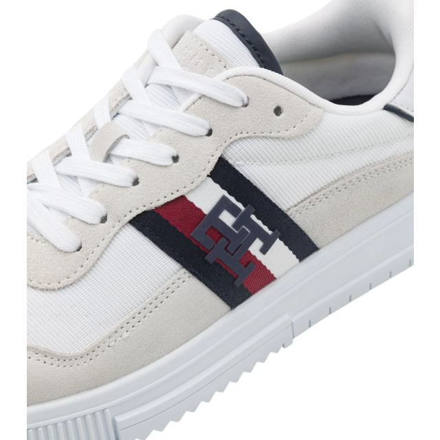 Tommy Hilfiger Te polyester sneaker Tommy Hilfiger Supercup Mix Witte Sneaker large