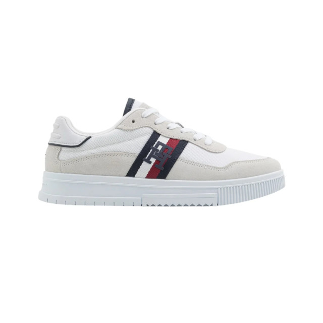 Tommy Hilfiger Te polyester sneaker Tommy Hilfiger Supercup Mix Witte Sneaker large