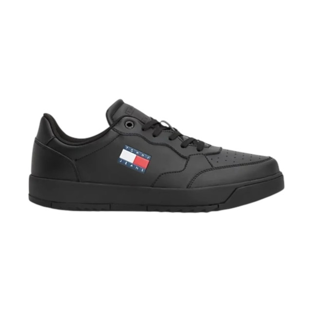 Tommy Hilfiger Polyester sneaker Tommy Hilfiger Restro Essential 1397 Zwarte Sneakers large