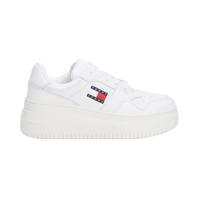 Tommy Hilfiger Polyester sneaker Tommy Hilfiger Essential Platform Sneaker Met Fijn Profiel large