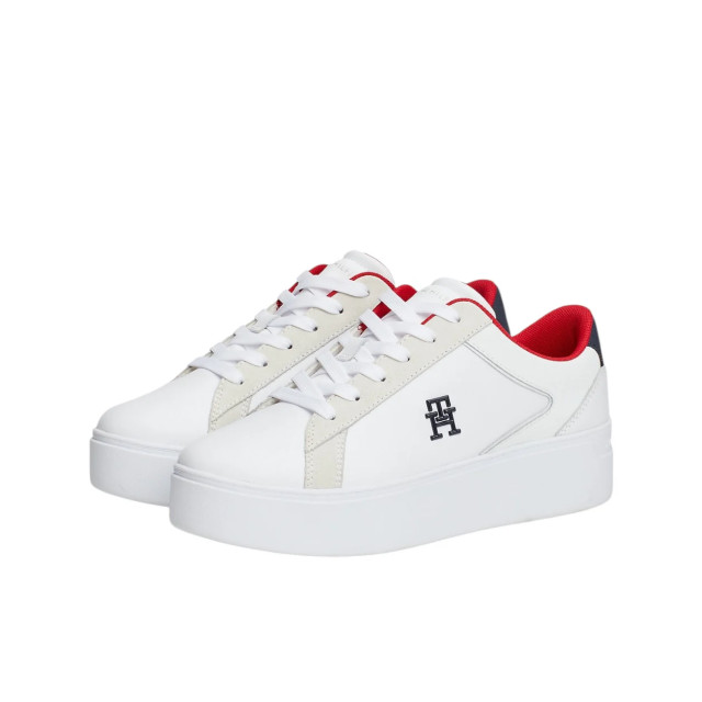 Tommy Hilfiger Polyester sneaker Tommy Hilfiger Casual Chic Platform Court Trainers large