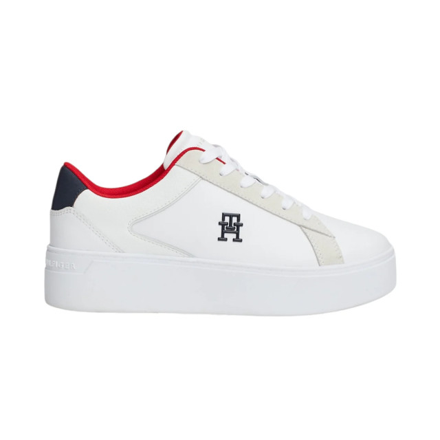 Tommy Hilfiger Polyester sneaker Tommy Hilfiger Casual Chic Platform Court Trainers large