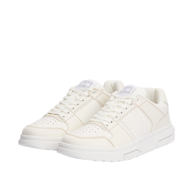 Tommy Hilfiger Te polyester sneaker Tommy Hilfiger The Brooklyn Sneaker Met Gemengde Texturen large