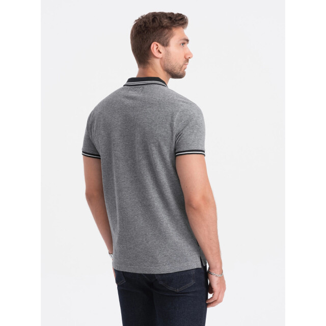 Ombre Poloshirt heren korte mouw - 0109-bm OM-POSB-0109-BM large