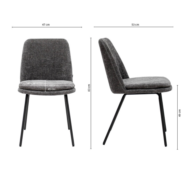 Kick Collection Kick eetkamerstoel jet - 3040850 large